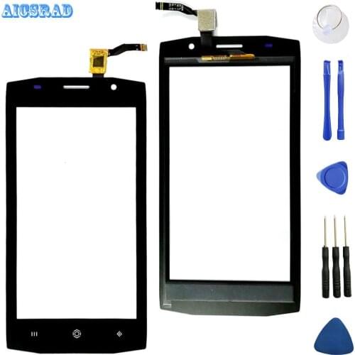 For homtom ZOJI Z6 Touch Panel 4.7" Touch Screen Digitizer Sensor Replacement Mobile Phone +Tools And Adhesive Z 6