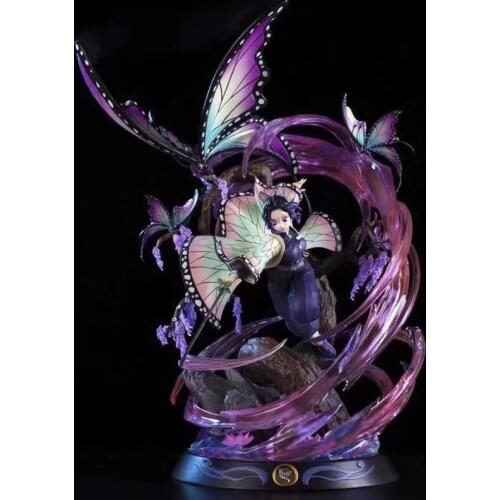 The new Ghost Slayer action figure GK Kochou Shinobu Figma Butterfly Ninja Insect Column Butterfly 1/6 Figure Decoration Modle