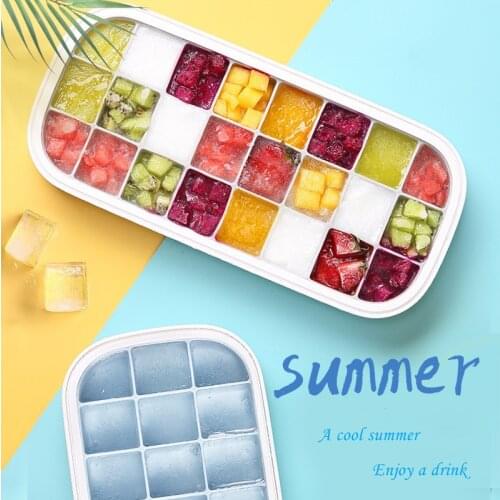 Ice cube moulds ice cubes for home use ice box freezer with lid silicone ice making moulds for refrigerators