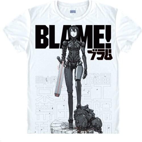 BLAME T-shirts kawaii Japanese Anime t-shirt Manga Shirt Cute Cartoon Killy Cosplay shirts 45662208358 tee 82
