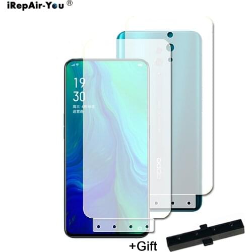 2PCS Front Back Full Cover Hydrogel Film For OPPO Reno 10 2Z Find X Realme X K3 A9 A7 R17 F11Pro Soft TPU Screen Protector Film
