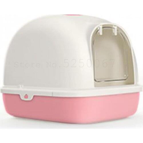 Cat Sand Pot Fully Sealed Large Anti-splash Double Layer Cat Sand Pot Deodorizing Large Toilet Dung Pot Cat Products