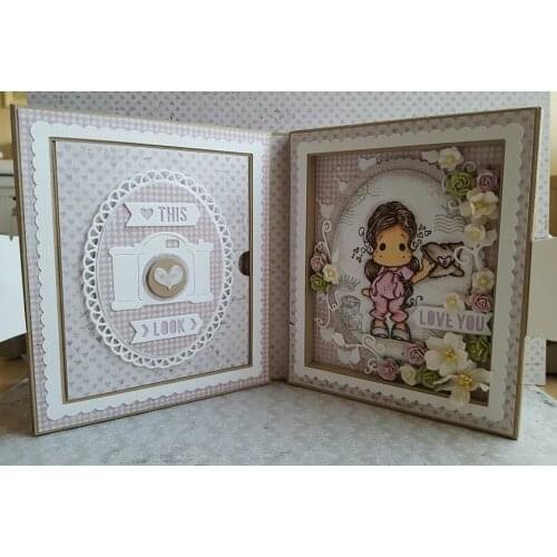 KLJUYP 3D frame for inside a card Metal Cutting Dies Scrapbook Paper Craft Decoration dies scrapbooking 02283