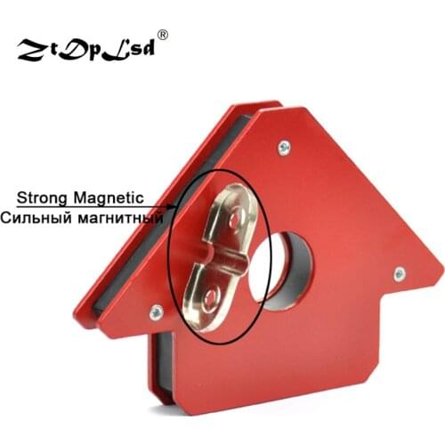 ZtDpLsd 25/50/75Lb Magnet Magnetic solder Arrow Strong Single Switch Welding locator Holder Clamp 3 Angles Arc Welder Tool