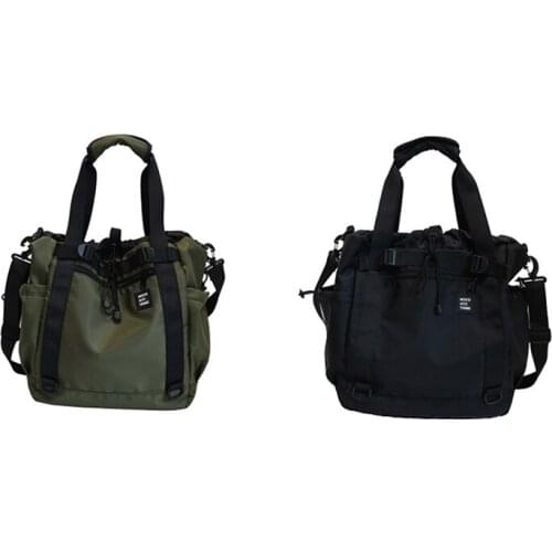 Mens and Womens Messenger Bag Waterproof Shoulder Bag Tooling Leisure Travel Outing Bag
