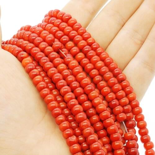 2020 New Natural Bamboo Coral Loose Beads Strand Sold Per Strand Size 3*5mm DIY Jewelry for Necklace and Bracelet Women Jewelry