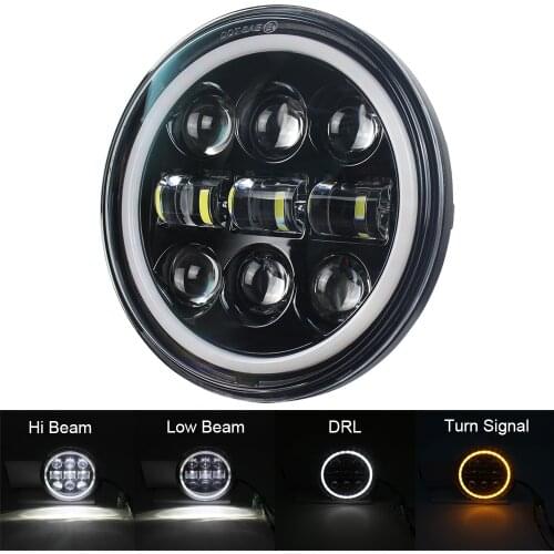 New 5.75inch LED Headlight 5 3/4" led DRL Headlamp 45W motorcycle headlights for Sportster iron 883