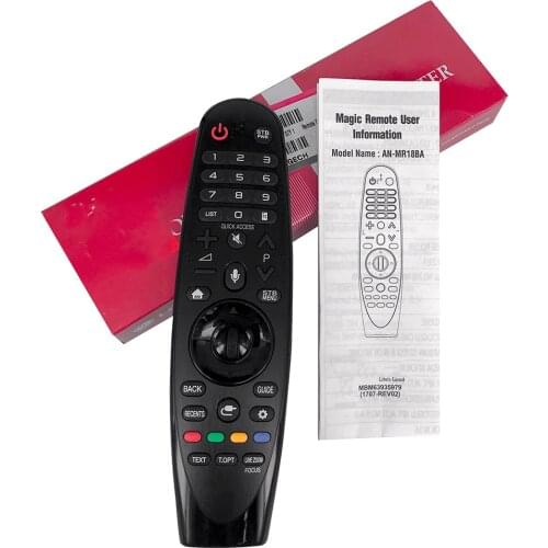 New Original For LG AN-MR18BA.AEU Magic Remote Control with Voice Mate for Select 2018 Smart TV, Replacement AM-HR18BA no voice
