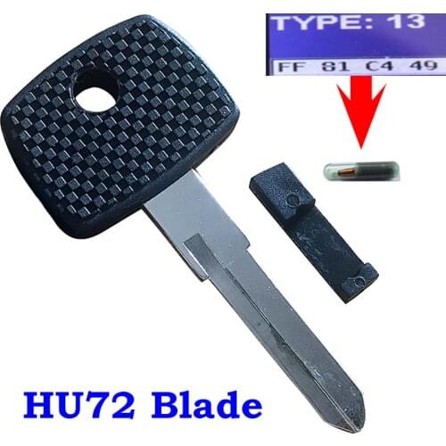 New Transponder Key Fob With T5 Chip for Mercedes Benz Vito Actros Sprinter V Class Clonable Transponder Key ID44 Chip ID13 Chip