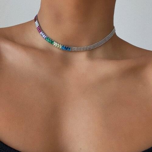 Timeless Wonder Stunning Zirconia Geo Wrap Choker Necklace Women Jewelry Punk Ins Designer Party Korean Gift Egirl Emo Rare 4488