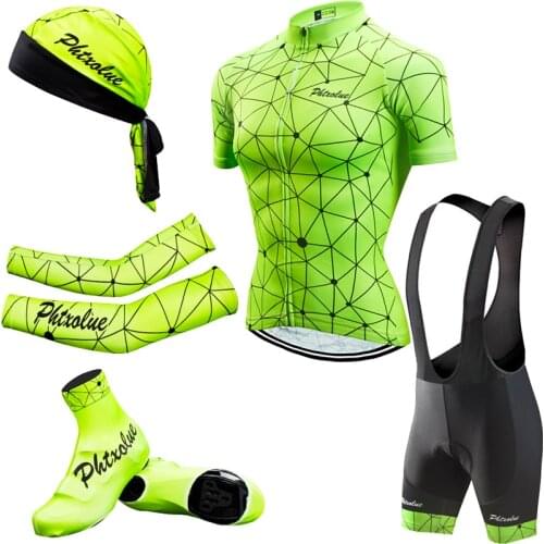 Phtxolue Women Pro Cycling Clothing Sets Wear Mountain Bike Clothes Bicycle Clothing MTB Bike Cycling Suit Cycling Jersey Set