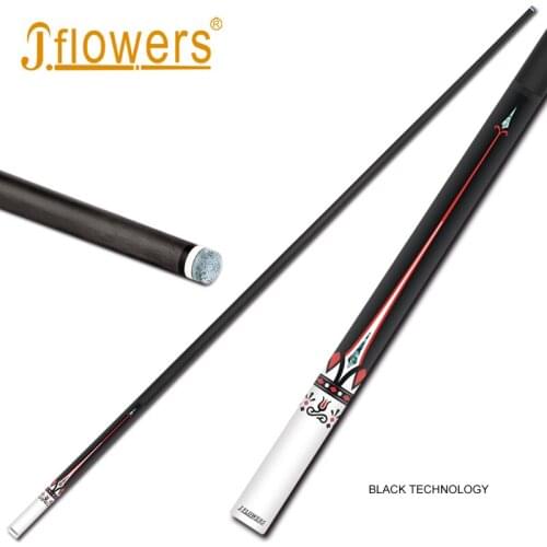 Genuine JFLOWERS JSK-405F Snooker Cue Billiard Cue 10-10.2mm Tip Black Carbon Fiber Technology Professional Billiard 2019