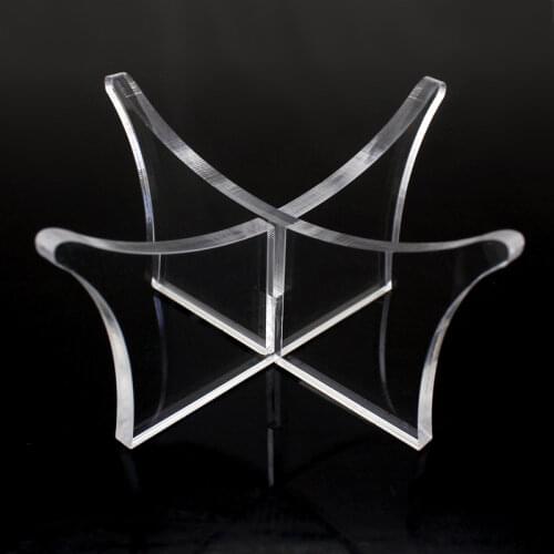 1 Piece Transparent Acrylic Ball Stand Display Holder Rack Support Base For Soccer Volleyball Basketball Football Rugby Ball