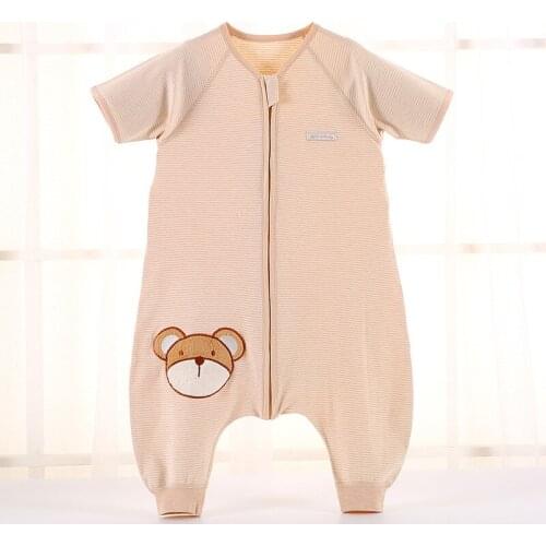 Bedding Sleeping Bags organic cotton short baby sleeping bag newborn saco de dormir gigoteuse bebe saco bebe sac de couchage new