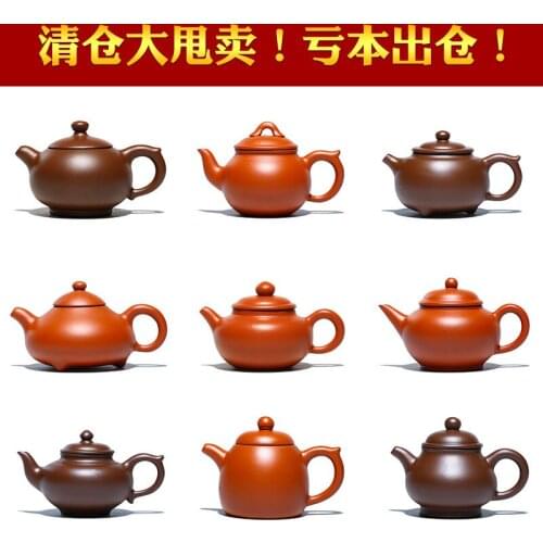 Manufacturer of Sand-purple Pot in Rain Purple Clay Locomotive Pot Semi-manual Teapot Gift Customized for Delivery