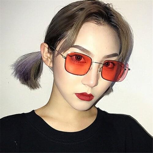 Classic Square Sunglasses Men Retro Metal Frame Sun Glasses Woman Transparent Lens Eyeglasses Shades Gafas De Sol UV400