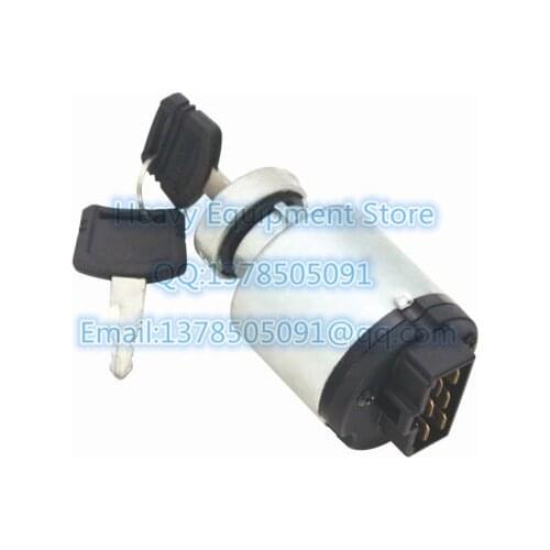 Ignition Switch Starter For Hitachi John Deere Excavator 4186745 4448303 4250350 4469337 4477373 24 Volt With 2 H800 Keys