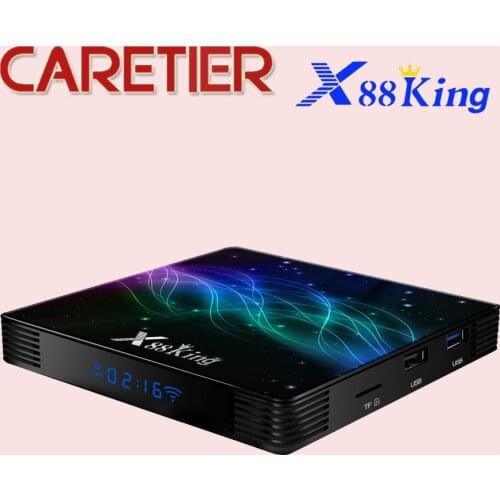 5pcs/lot X88 King 4GB 128GB Amlogic S922X TV Box Android 9.0 Dual Wifi BT5.0 1000M 4K 60fps USB3.0 Google Play Youtube 4K