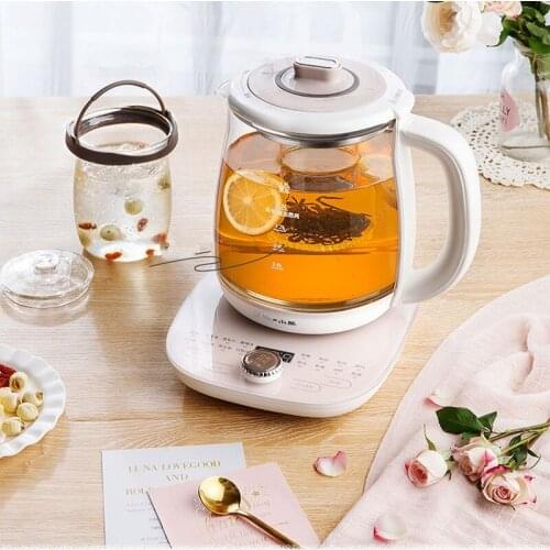 220V 1000W Health Pot Tea Cooker Electric Kettle Constant Temperature Electric Kettle with Stew Cup 1.8L Kettle