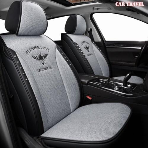CARTRAVEL flax car seat covers For renault captur duster logan fluence 2013 kadjar megane laguna auto accessories seat covers
