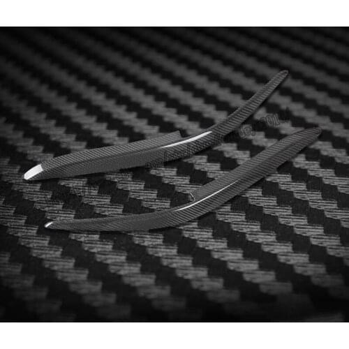 For Honda Accord 1998 1999 2000 2001 2002 Real Carbon Fiber Headlight Lamp Cover Eyebrows Eyelids