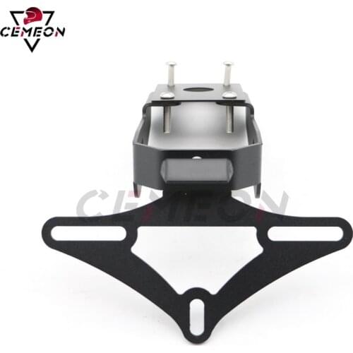 For Kawasaki Z650 2017-2020 Motorcycle modified short tail license plate frame rear license plate frame rear fender bracket
