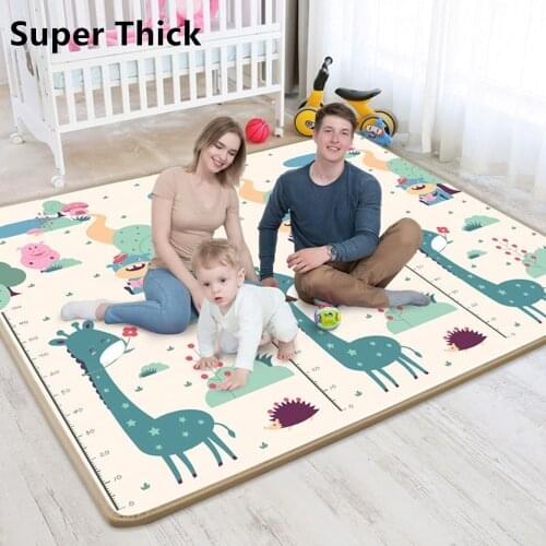 Baby Play Mat Waterproof XPE Soft Floor Playmat Foldable Crawling Carpet Kid Game Activity Rug Folding Blanket Educational Toys