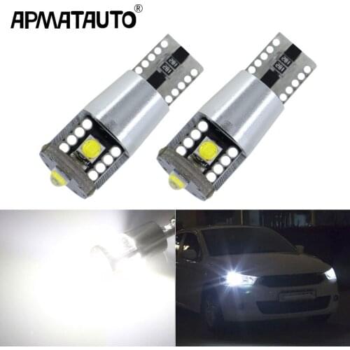 2x T10 LED Canbus W5W 194 501 3SMD Lamps Clearance Lights Bulb For Renault Koleos Megane Scenic Fluence Laguna Velsatis