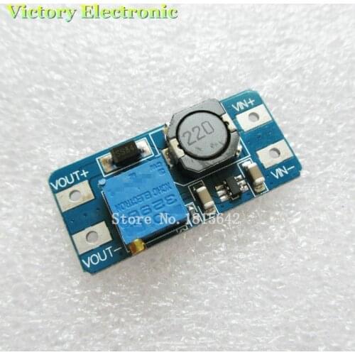 MT3608 DC-DC 2A Adjustable Step Up Boost Power Supply Converter Module 2-24v Input