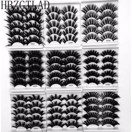 NEW 22mm-25mm Lashes Dramatic Mink Lashes Soft Light Weight Eyelashes Long Lashes Crisscross Full Volume False Eyelashes Makeup