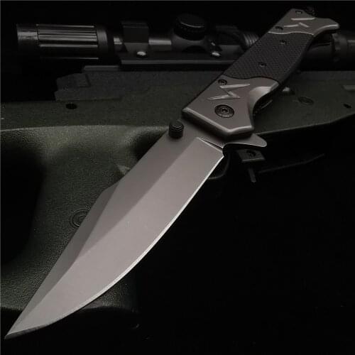23CM (9') 58HRC Folding Knife Pocket Knives G10 Handle Tactical Hunting Survival Combat Camping EDC Tools Knifes