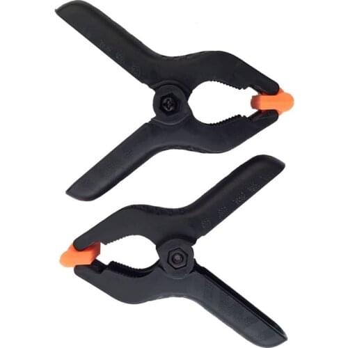 Wood working Spring Clamps 2/3/4/6/9 Inches Tools Plastic Nylon Toggle Clamp for Woodwork Spring Clip Photo Studio hose clamp