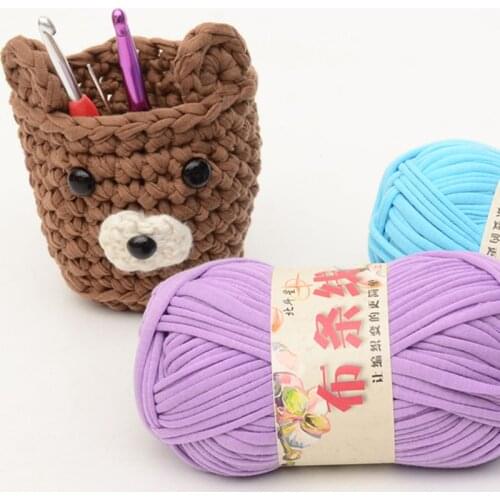 Knitted Carpet Yarn Wool HandCrafts Sweater Weave Knitting Scarf Scarf Crochet lot of 100g Cotton Handbag Thread