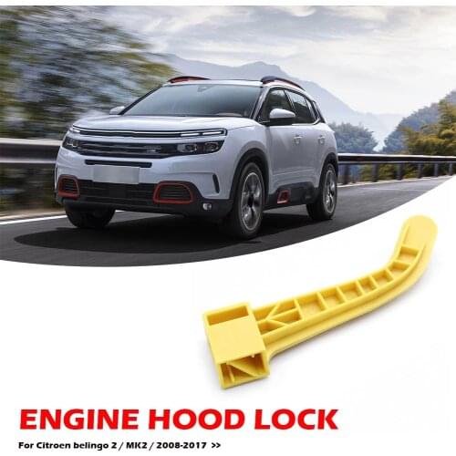 Bonnet Hood Lock Catch Repair Replacement Handle for Citroen Berlingo Peugeot Partner 2008-on 7934E7 Automobile Accessories