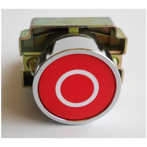 1PC) 1NC XB2-BA4322 Symbol Momentary RED (Circle) Flush Push-button