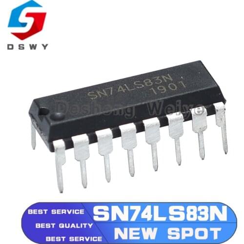 10Pcs SN74LS83N DIP-16 HD74LS83P DIP16 74LS83 DIP SN74LS83