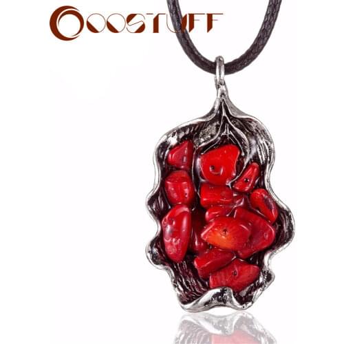 Long Necklace Women necklaces & pendants Flowers Pendant Womans Plant Jewelry Statement Vintage Christmas Gift collares mujer