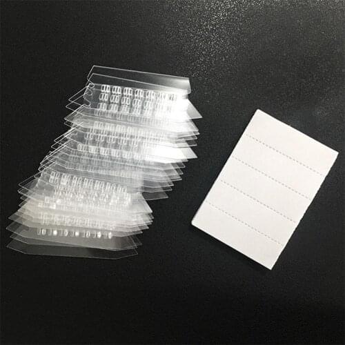 25Pcs/Set Transparent Tag Clip Indexes Holder for Hanging Folders