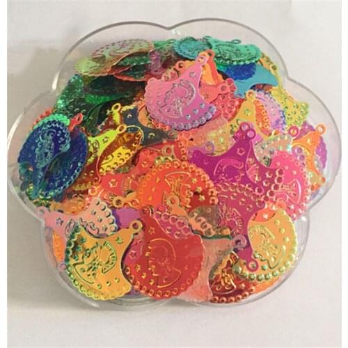 390Pcs Loose Sequins Sewing PVC DIY Sequin Sewing Materials Paillette Bags Garment Shoes Decoration