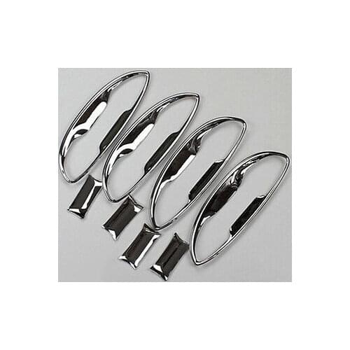 Accessories Chrome Side Door Handle Bowl Cover 8pcs for Toyota Corolla 2014-2017