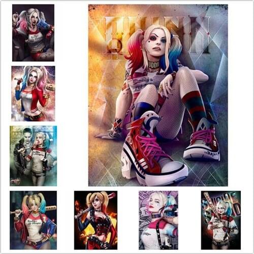 DIY 5d Diamond Mosaic Painting Cartoon Character Superhero Full Square Diamond Embroidery Cross Stitch Kits Home Decor