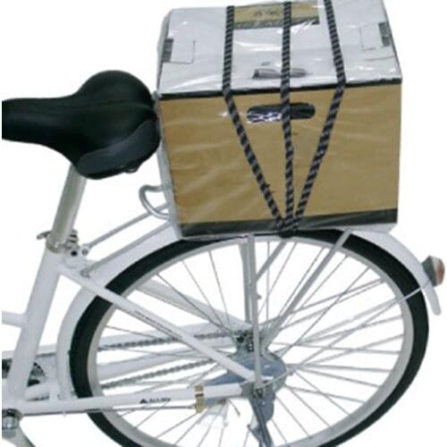 Bicycle Luggage Rack Carrier Elastic Band Bicycle Cargo Racks Tied Rubber Straps Rope Band With Hooks MTB Bike Accessories