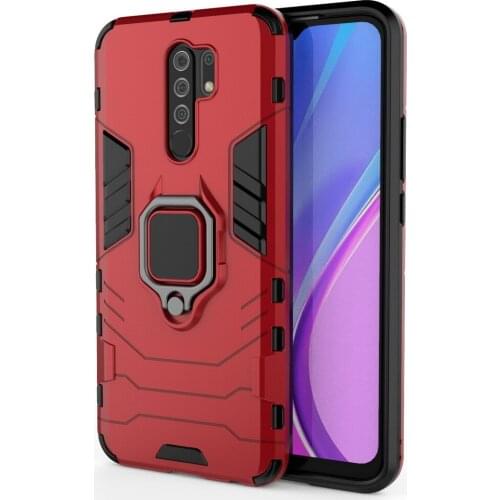Bracket Ring Holder Phone Case for Xiaomi Redmi 9 Note9 Pro case iron Stand Hard Hybrid Cover For Redmi Note 9 Pro Max 9S fundas