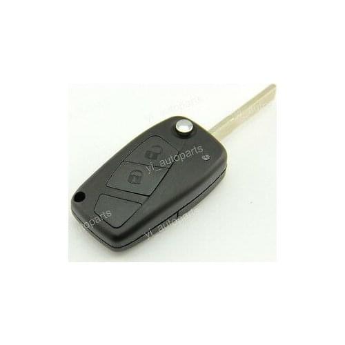 2 Button Remote Flip Folding Key Shell Case For Fiat Bravo Punto Brava Panda 2BT