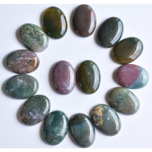 Fashion hot selling good quality natural Indian onyx Oval CAB CABOCHON for jewelry Accessories 18x25mm wholesale 30pcs