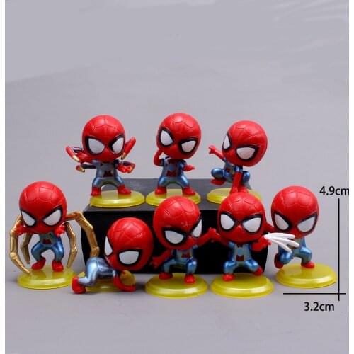 Marvel The Avengers The Amazing Iron Spider man Hero Returning Doll Decoration Car Toy Figure The best gift for a friend