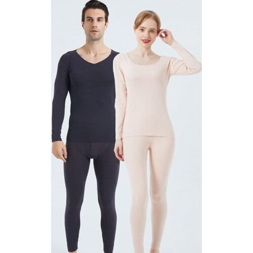 Men Long Johns Female Warm Thermal Underwear Couple Autumn Winter Thermo Clothing Set Pajamas Women Sleepwear Home Suit