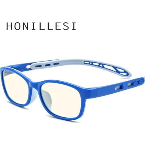 HONILLESI Anti Blue Light Blocking Glasses for Kids Children Boys Girls 2021 Antiblue Ray UV Protection Computer Eyeglasses 1073