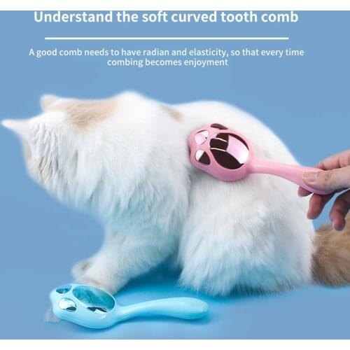 Pet Self-Cleaning Comb Dog Cat Hair Cleaning Comb Paw Comb Shell Comb Pet supplies Floating Hair Removal Comb Pet Grooming