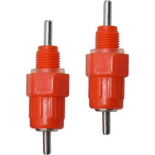 100 pcs Water Cups Nipple Chicken Drinkers Waterer 360 Angle Poultry Supplies Chicken Equipment Quail Pigeon feeding tools